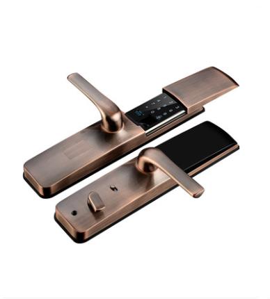 百德镇滑盖指纹锁家用防盗门